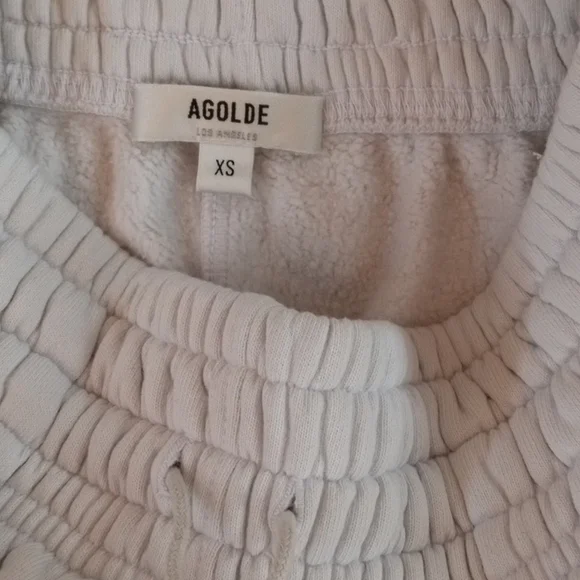 AGolde Boxing Shorts XS white nwt - Picture 2 of 9
